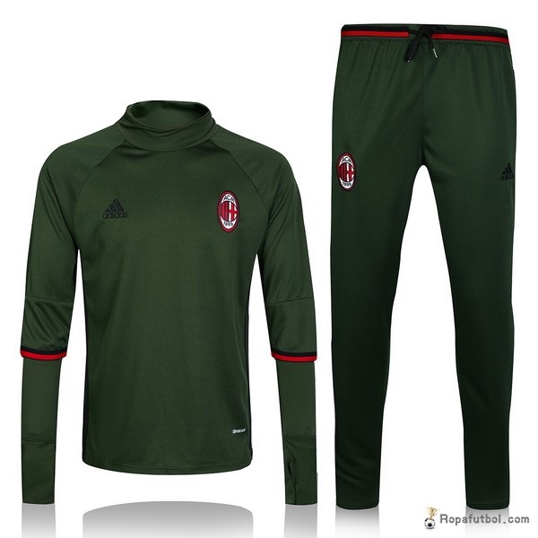 Chandal AC Milan 2016/17 Verde Rojo